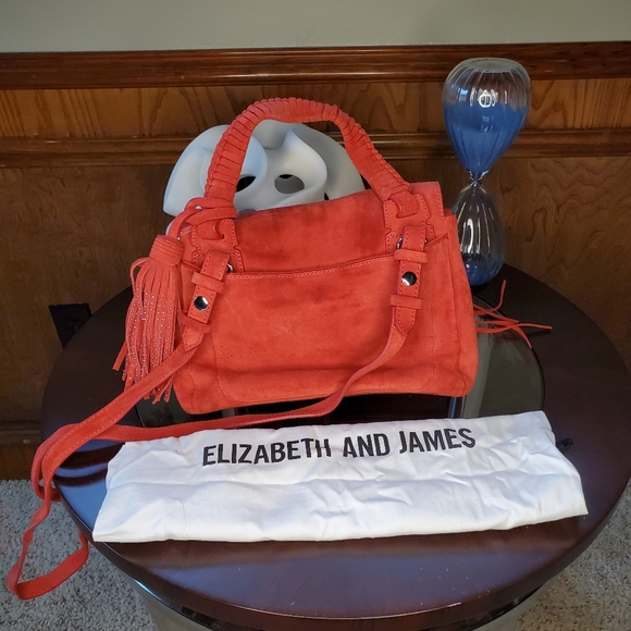 Elizabeth and James TRAPEZE SMALL SEUDE CROSSBODY - Picture 5 of 16